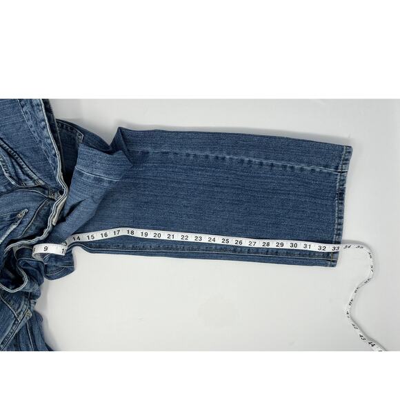 Fox Denim Plan B Jeans Male Size 34 Blue Baggy Wide Leg Detailed Hardware - Picture 7 of 16